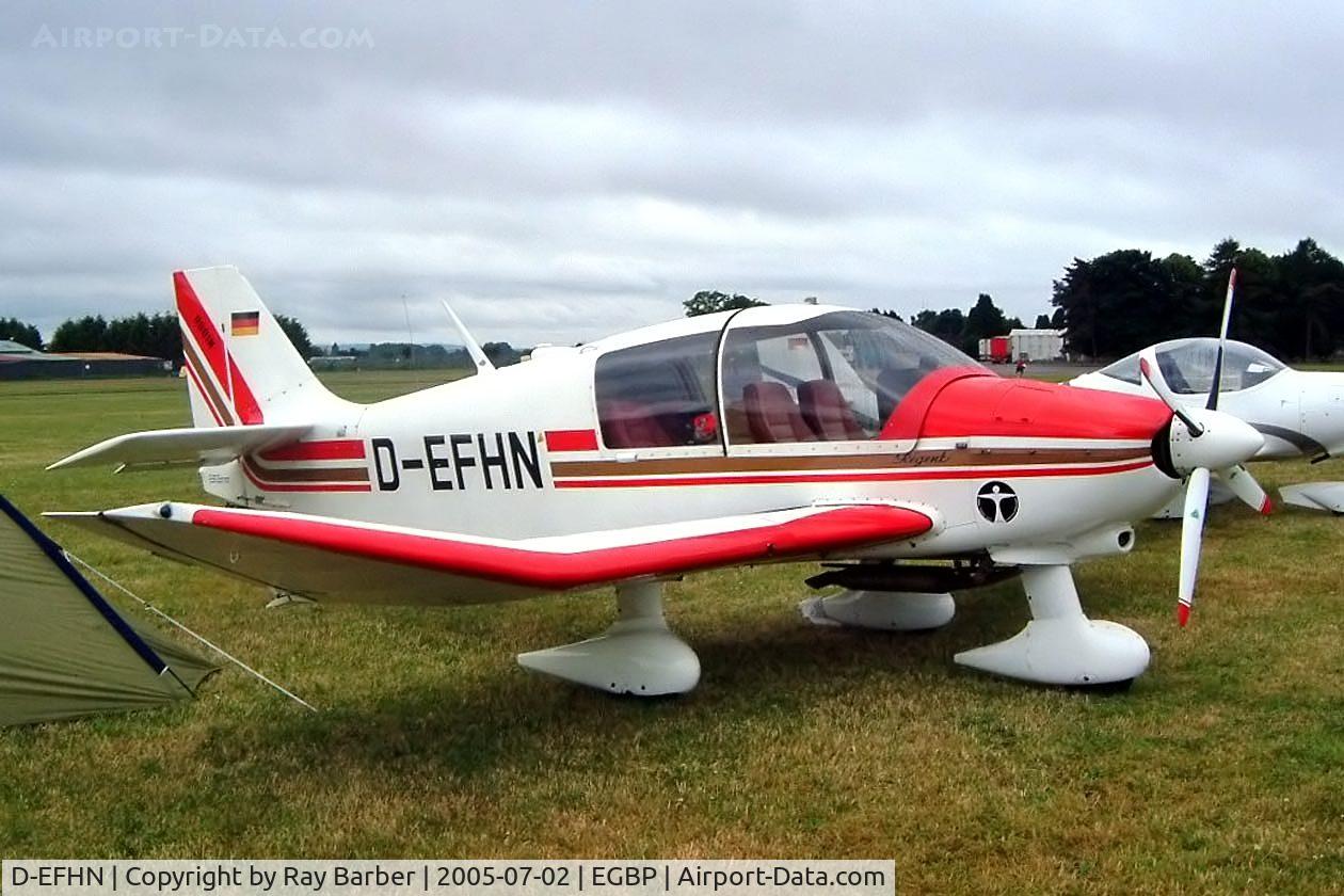 D-EFHN, 1980 Robin DR-400-180 Regent Regent C/N 1512, Robin DR.400/180 Regent [1512] Kemble~G 02/07/2005