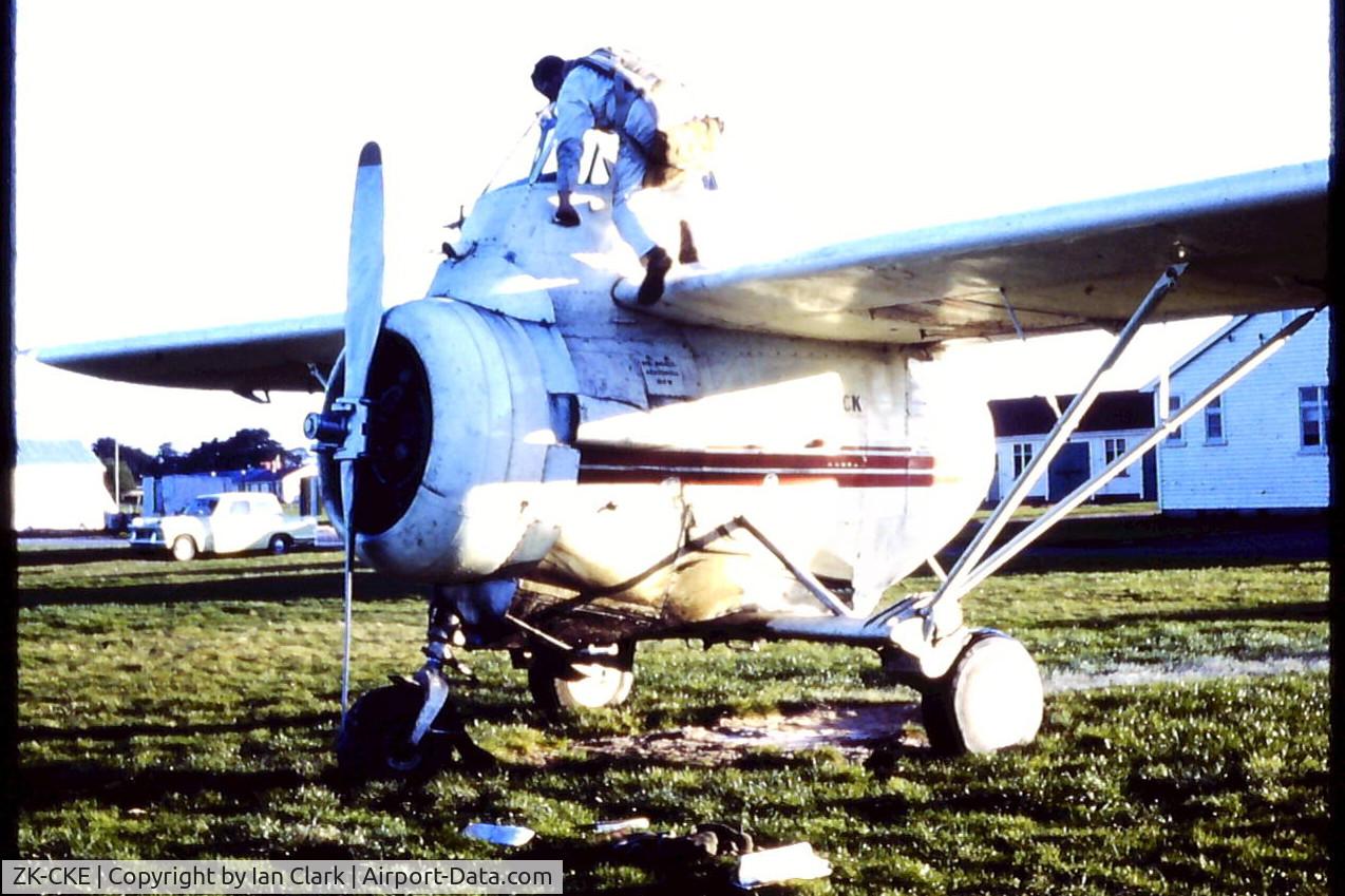 ZK-CKE, 1965 Waitomo PL-11 Airtruck C/N 002, Airtruck @ Bellblock 1966. Don Erceg pilot, Rural Aviation.
