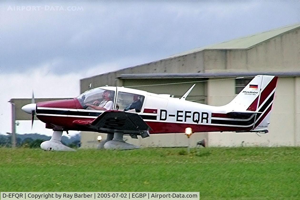 D-EFQR, 1979 Robin DR-400-180 Regent Regent C/N 1369, Robin DR.400/180 Regent [1369] Kemble~G 02/07/2005