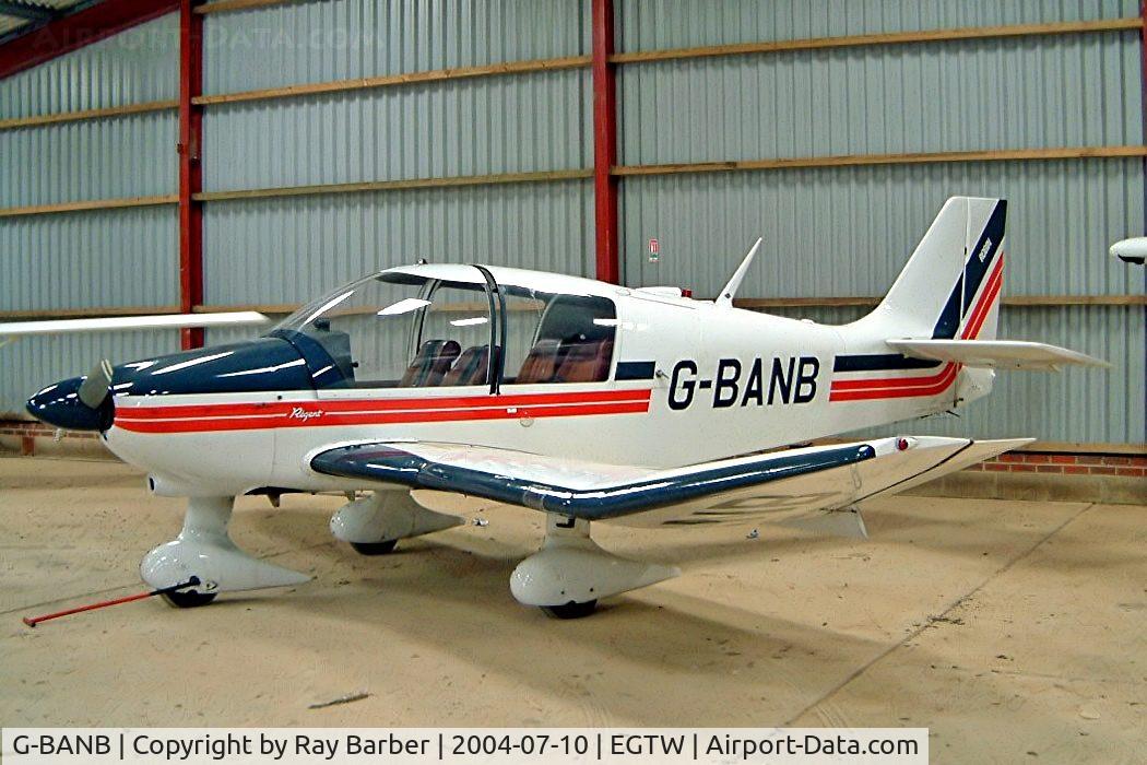 G-BANB, 1972 Robin DR-400-180 Regent Regent C/N 776, Robin DR.400/180 Regent [776] Oaksey Park~G 10/07/2004