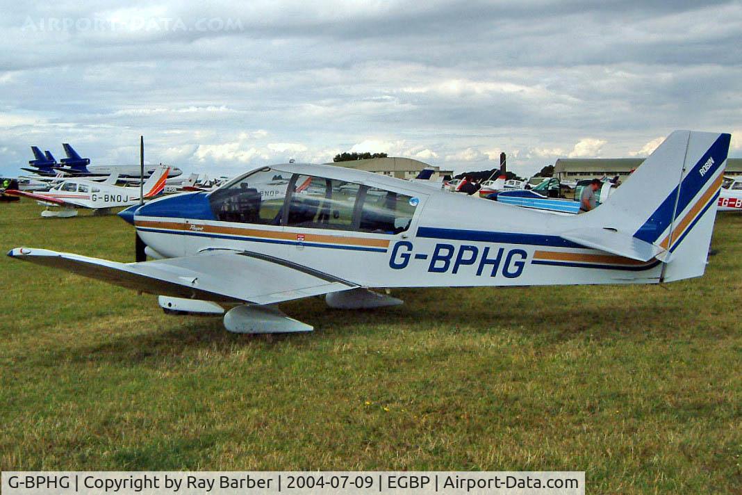 G-BPHG, 1988 Robin DR-400-180 Regent Regent C/N 1887, Robin DR.400/180 Regent [1887] Kemble~G 09/07/2004