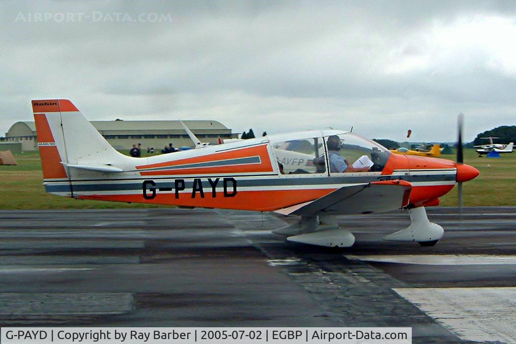 G-PAYD, 1973 Robin DR-400-180 Regent Regent C/N 847, Robin DR.400/180 Regent [847] Kemble~G 02/07/2005