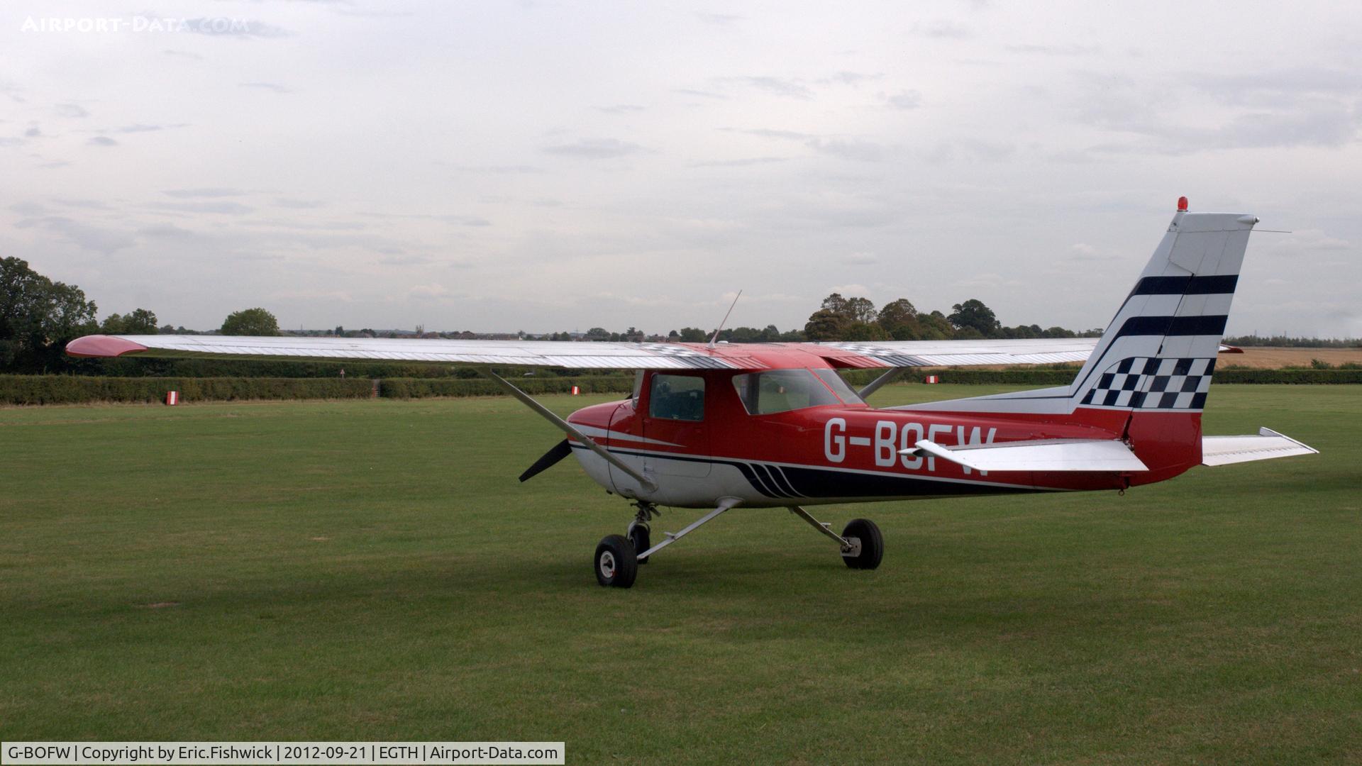 G-BOFW, 1975 Cessna A150M Aerobat C/N A150-0612, 1. G-BOFW at Shuttleworth (Old Warden) Aerodrome.