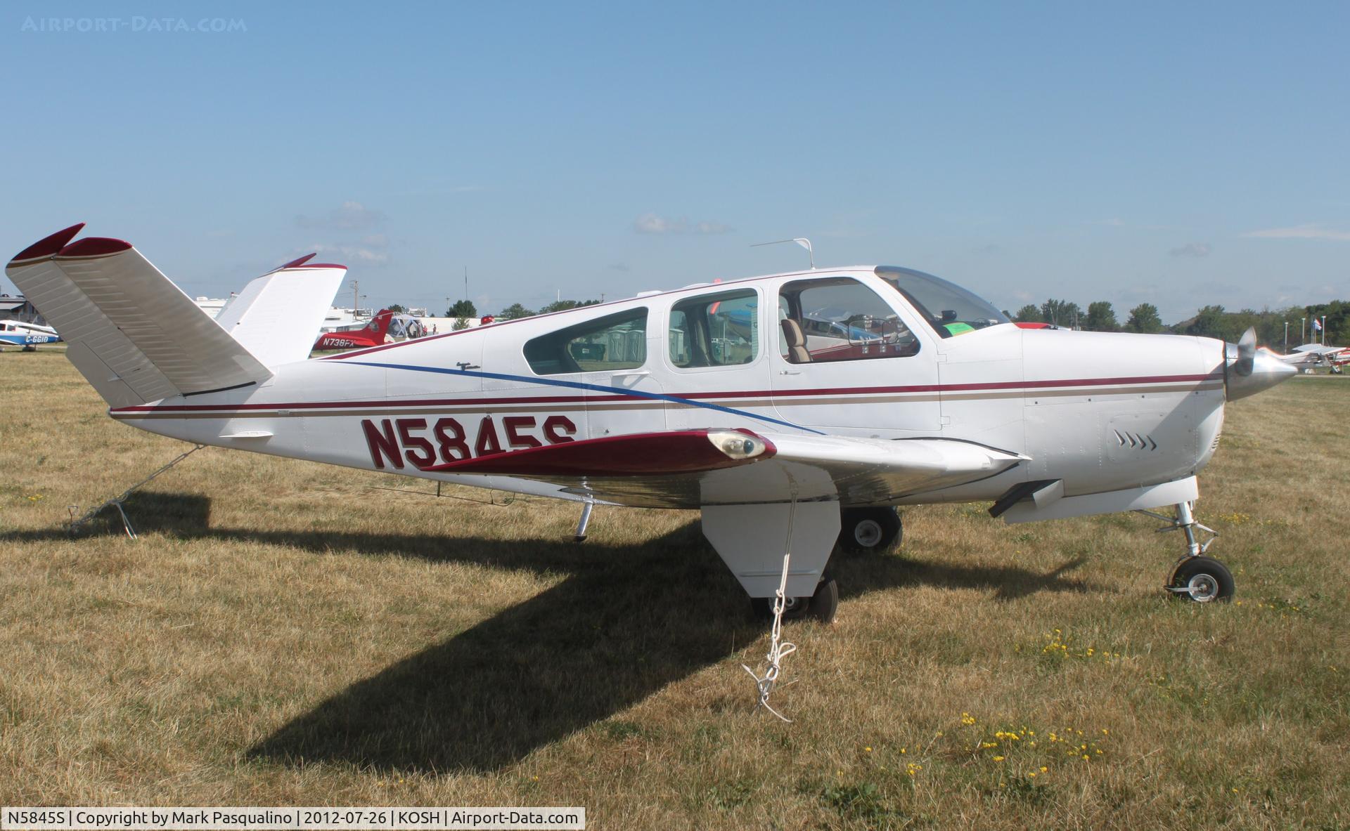 N5845S, 1964 Beech S35 Bonanza C/N D-7739, Beech S35