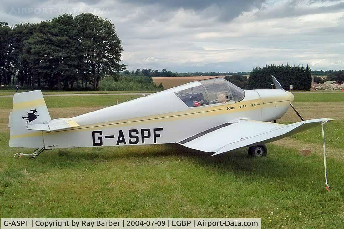 G-ASPF, 1955 Jodel (Wassmer) D-120 Paris-Nice C/N 02, Wassmer Jodel D.120 Paris-Nice [02] Kemble~G 09/07/2004