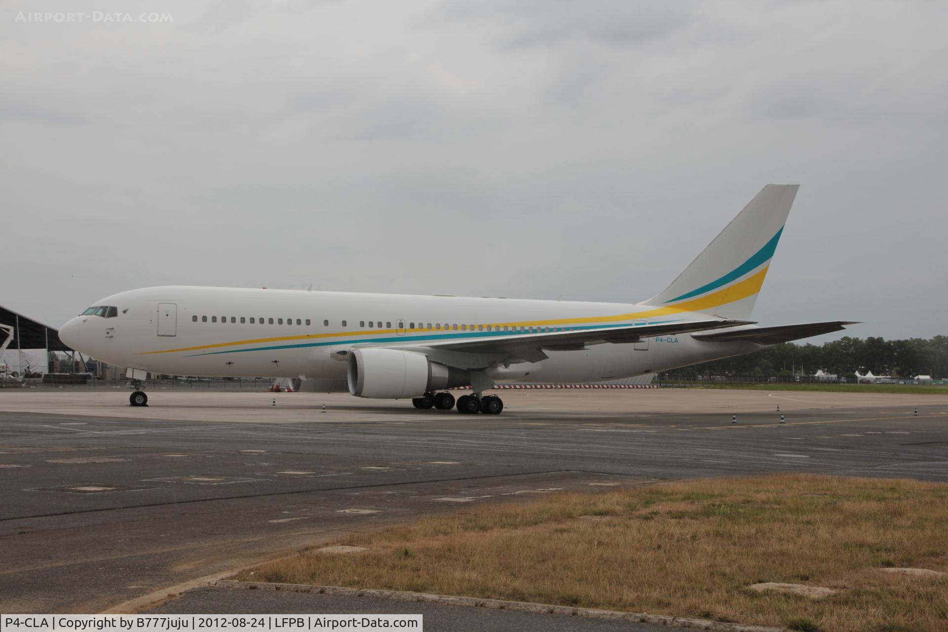 P4-CLA, 2001 Boeing 767-2DXER C/N 32954, on transit at Le Bourget
