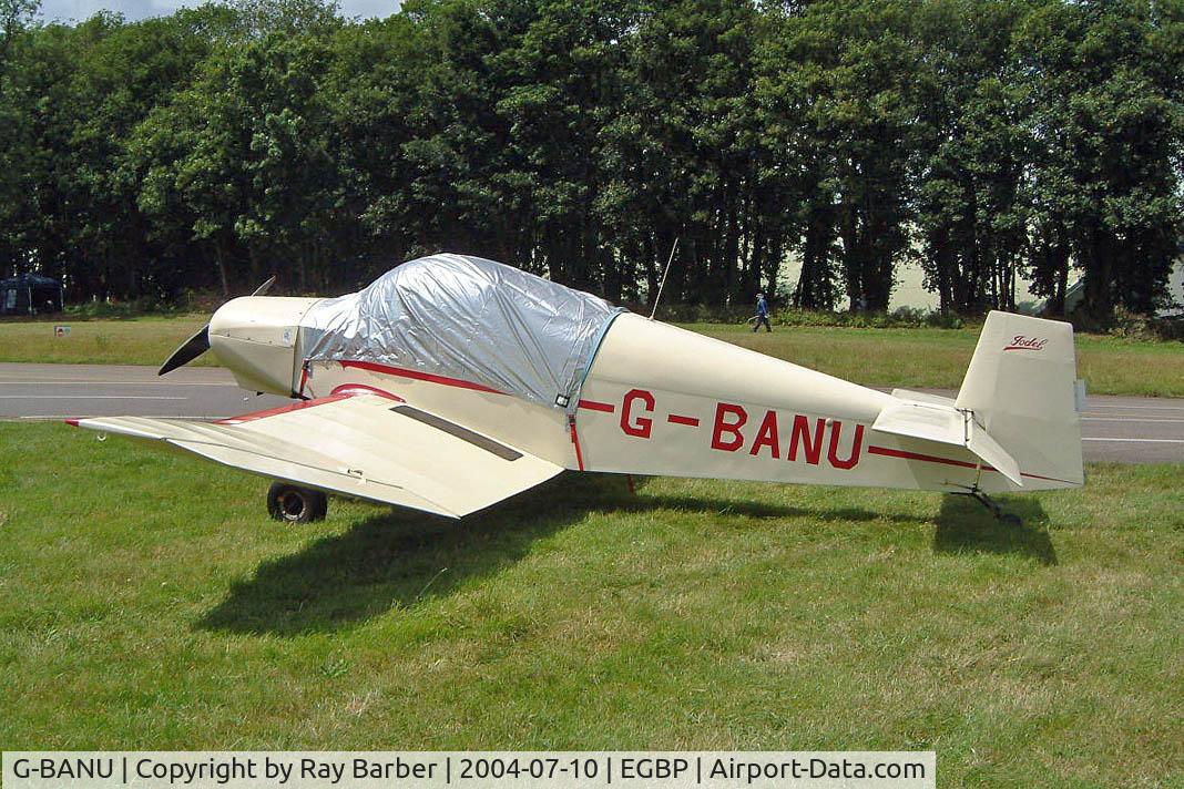 G-BANU, 1963 Wassmer (Jodel) D-120 Paris-Nice C/N 247, wassmer Jodel D120 Paris-Nice [247] Kemble~G 10/07/2004