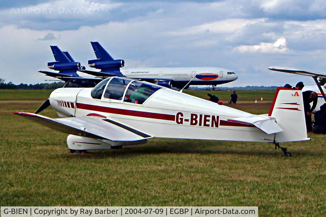 G-BIEN, 1962 Jodel (Wassmer) D-120A SPECIAL C/N 218, Wassmer Jodel D.120 A Paris-Nice [218] Kemble~G 09/07/2004