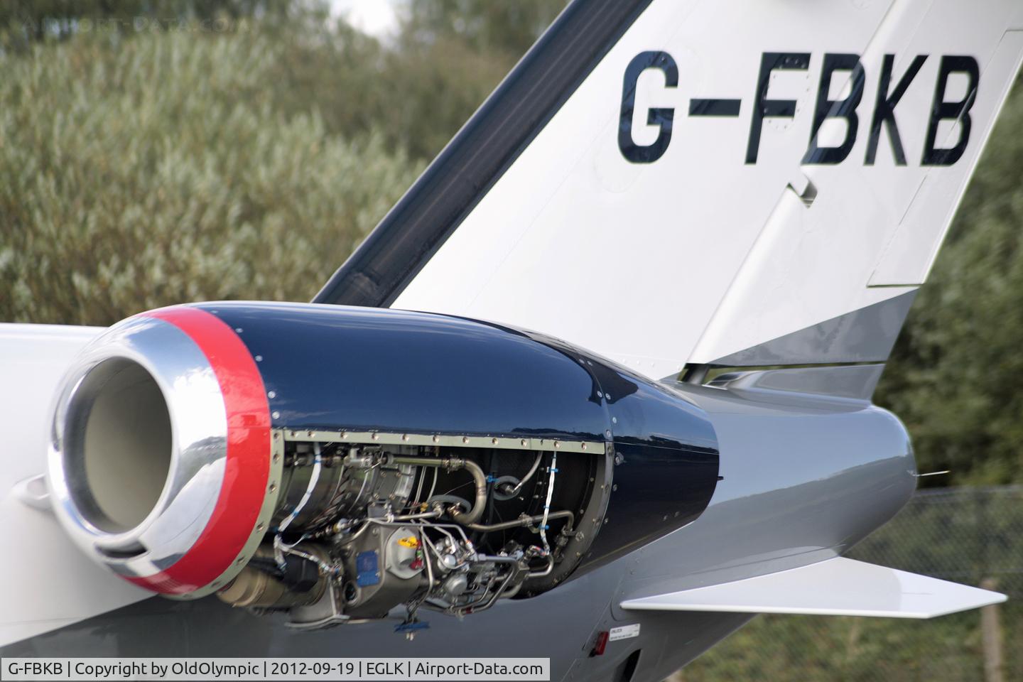 G-FBKB, 2008 Cessna 510 Citation Mustang Citation Mustang C/N 510-0126, No.1 engine open for maintenance & run-up in parking area