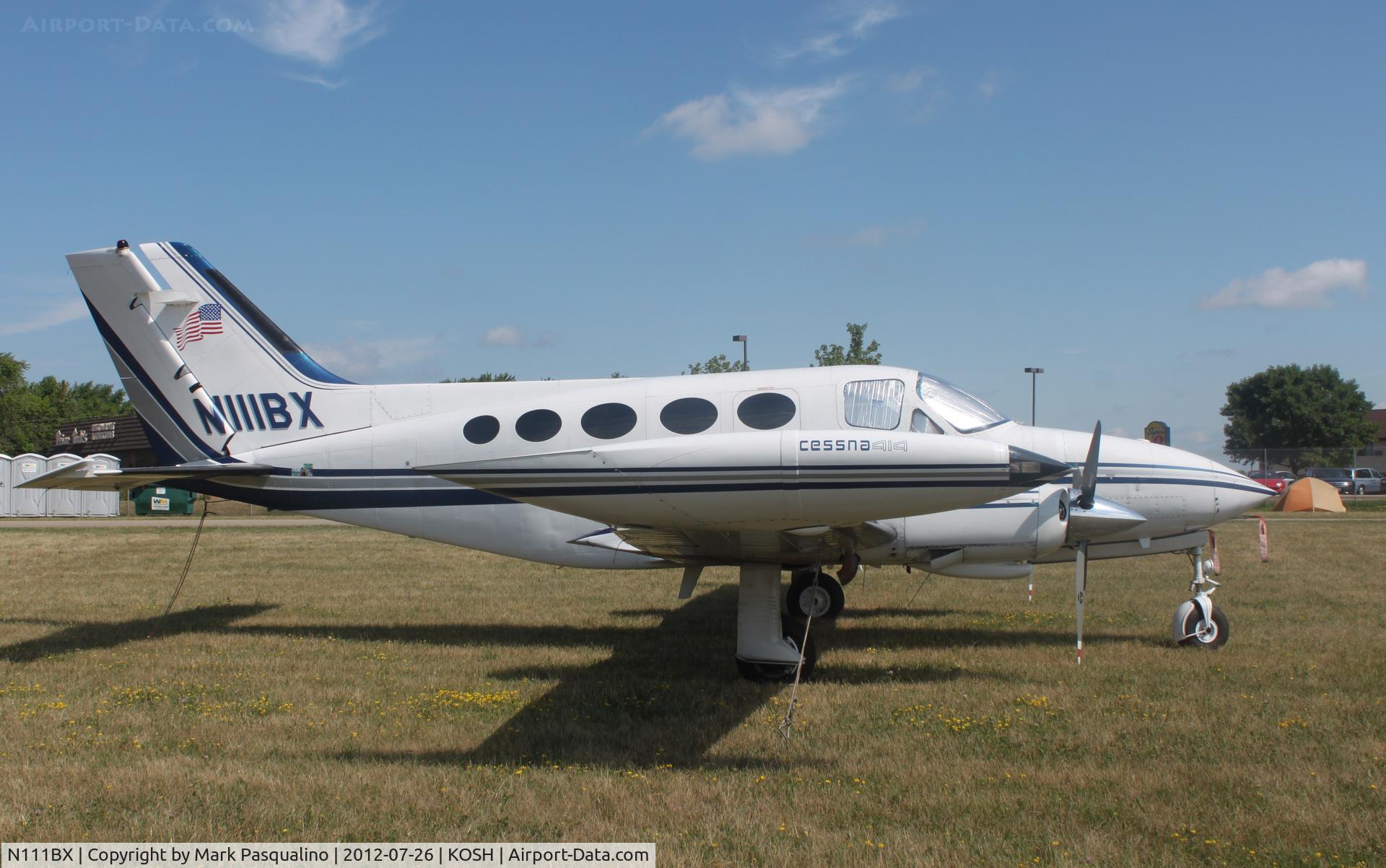 N111BX, 1972 Cessna 414 Chancellor Chancellor C/N 414-0368, Cessna 414