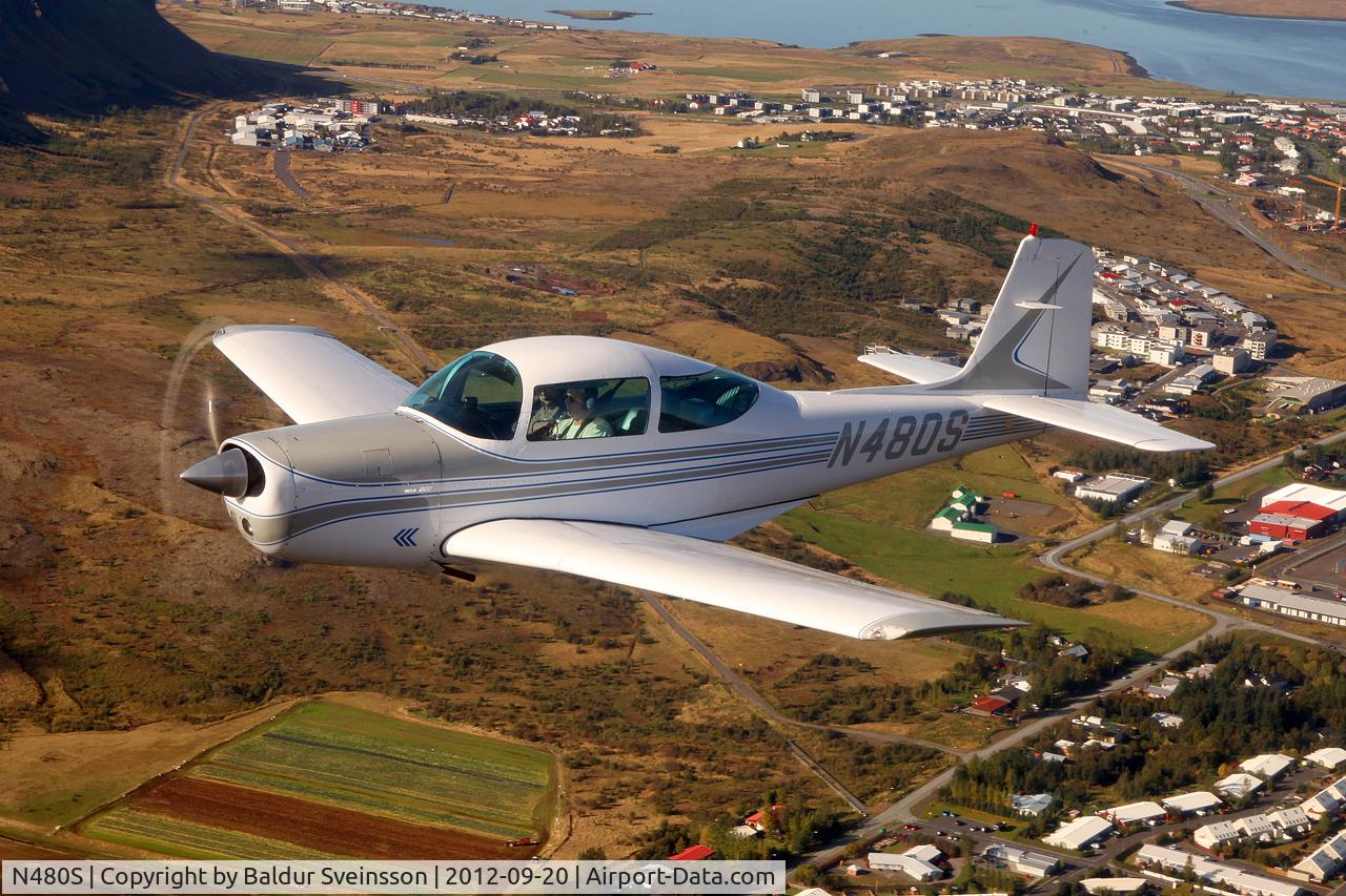 N480S, 1967 Aero Commander 200D C/N 374, Taken from Cap 10B, TF-UFO during a photo session near Reykjavík, Iceland.