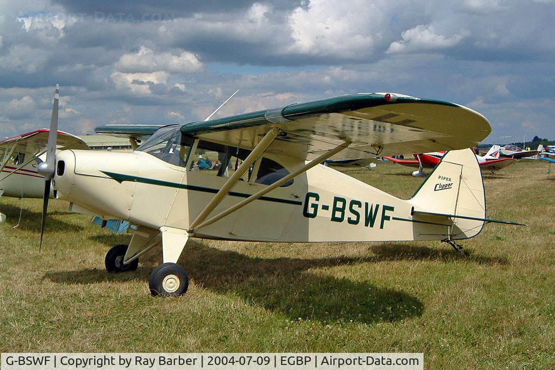 G-BSWF, 1949 Piper PA-16 Clipper C/N 16-475, Piper PA-16 Clipper [16-475] Kemble~G 09/07/2004