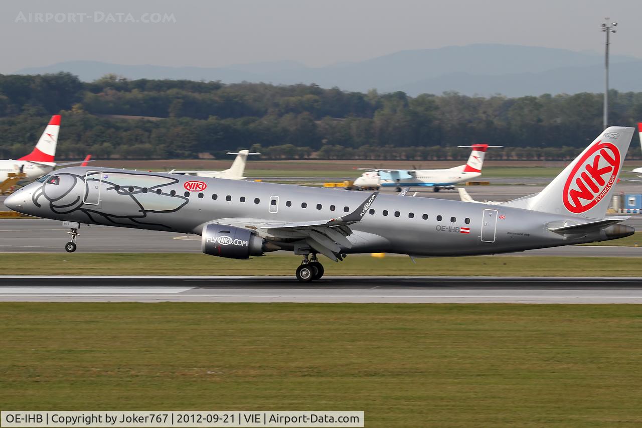OE-IHB, 2009 Embraer 190LR (ERJ-190-100LR) C/N 19000294, NIKI