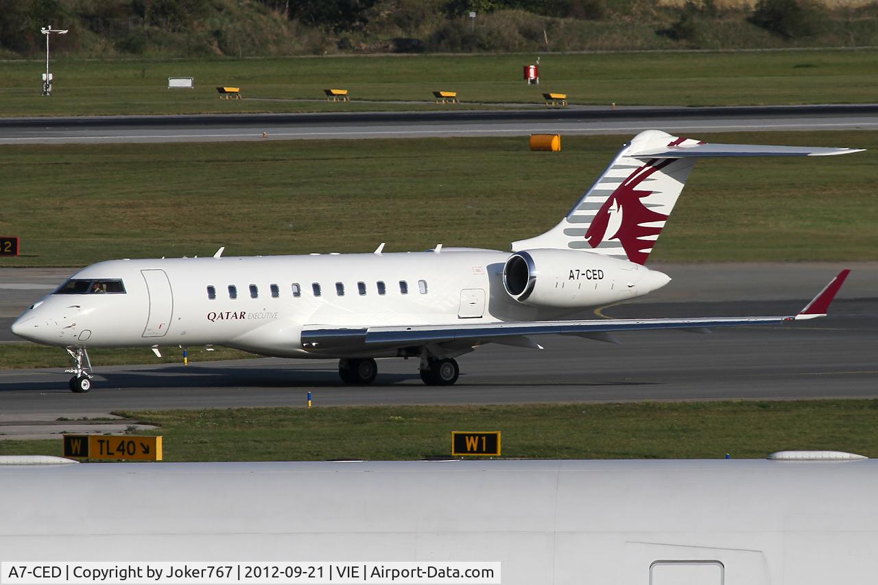 A7-CED, 2009 Bombardier BD-700-1A11 Global 5000 C/N 9370, Qatar Executive