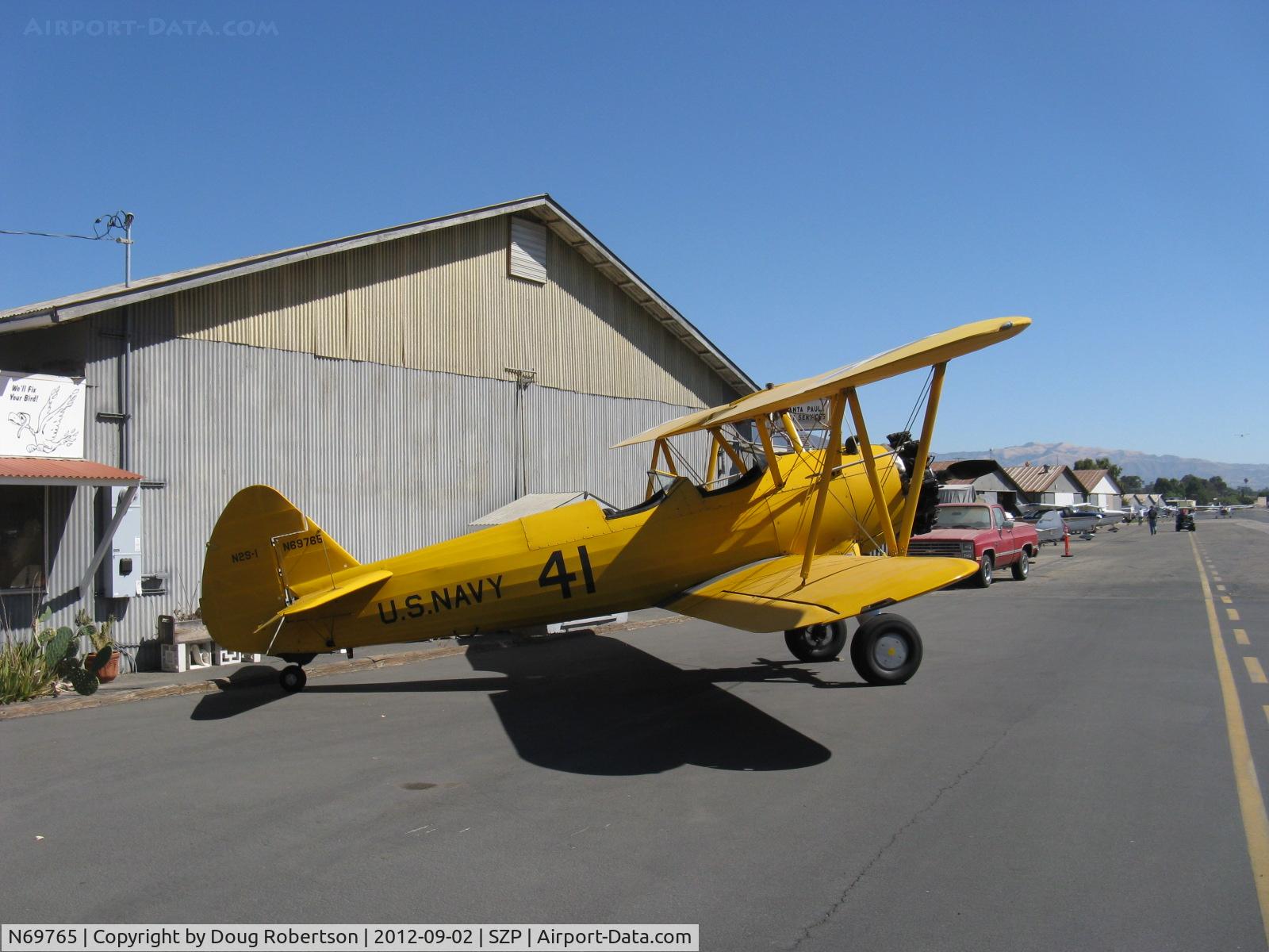 N69765, 1941 Boeing A75N1 (PT17) C/N 75-1044, 1941 Boeing Stearman A75N1 as Navy N2S1, Continental W670 220 Hp