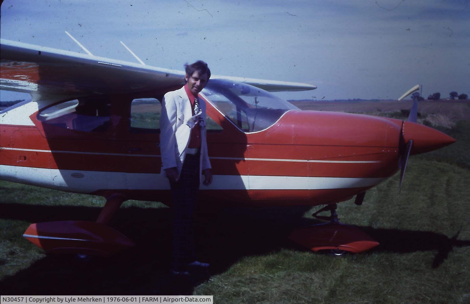 N30457, 1968 Cessna 177A Cardinal C/N 17701266, This picture was taken on the farm strip on my farm.  I loved that airplane but sold it when we left the farm in 1980