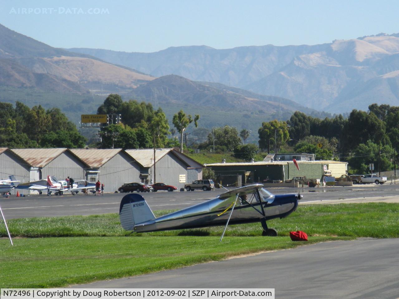 N72496, 1946 Cessna 120 C/N 9666, 1946 Cessna 120, Continental C85 85 Hp, taxi