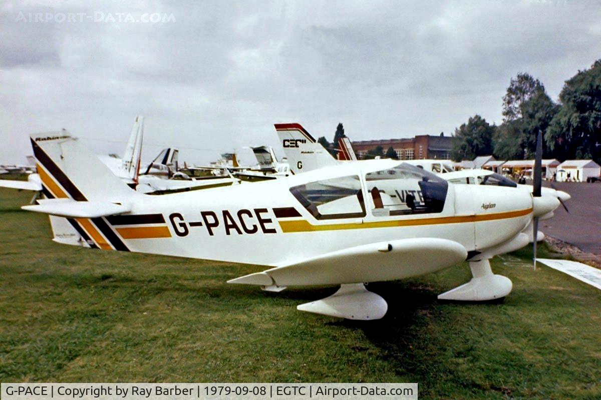 G-PACE, 1978 Robin R-1180T Aiglon C/N 218, Robin R.1180T Aiglon [218] (Dismore Aviation Ltd) Cranfield~G 08/09/1979