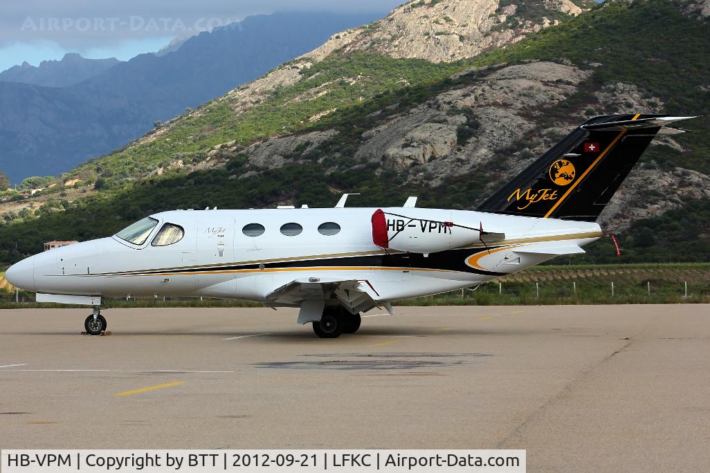 HB-VPM, 2011 Cessna 510 Citation Mustang Citation Mustang C/N 510-0386, Parked