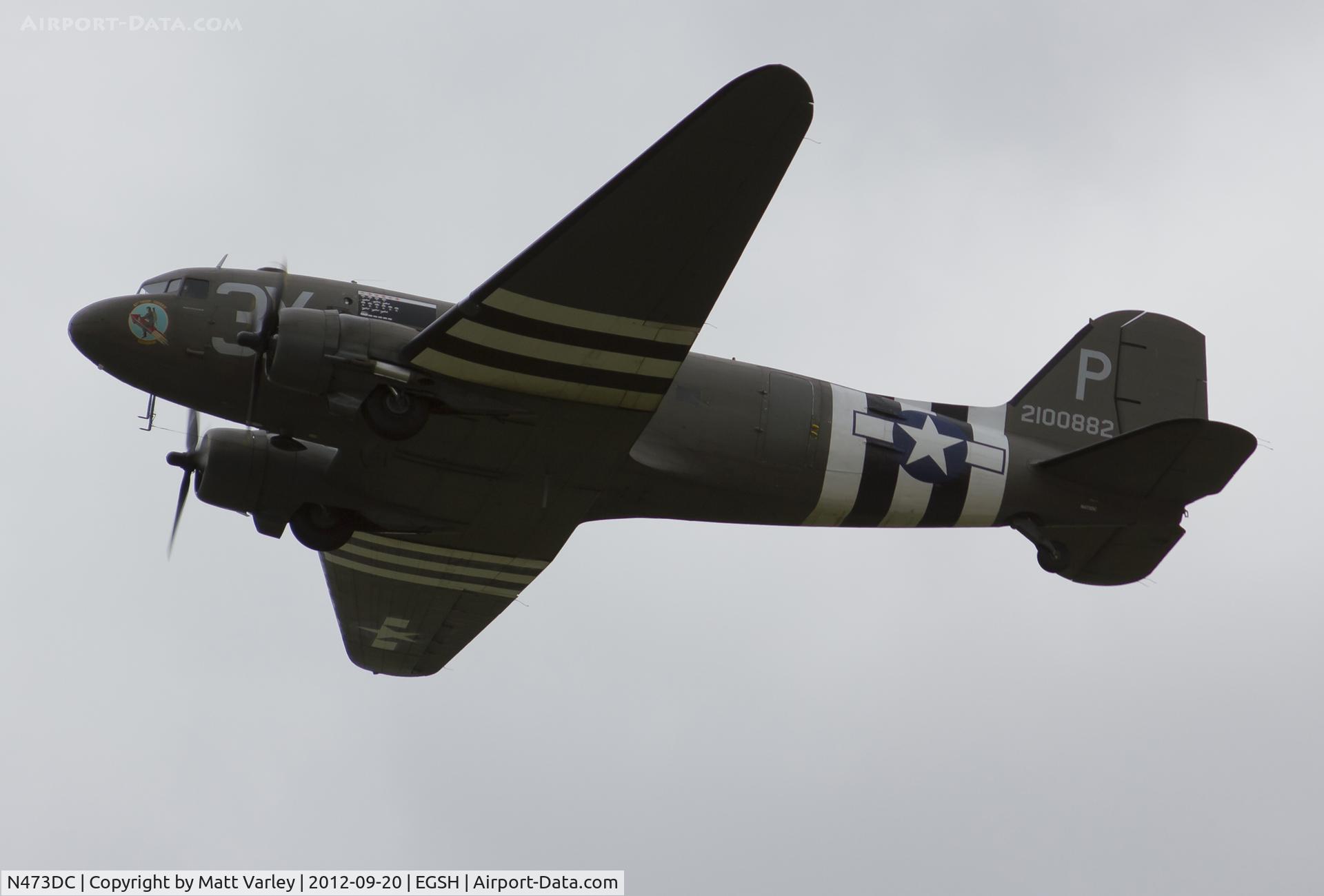 N473DC, 1942 Douglas DC3C (C-47A) C/N 19345, Climbing away from SaxonAir.