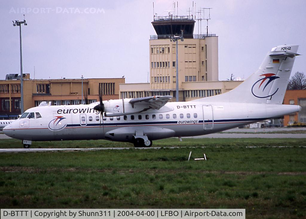 D-BTTT, 1999 ATR 42-500 C/N 603, Lining up rwy 32R for departure...