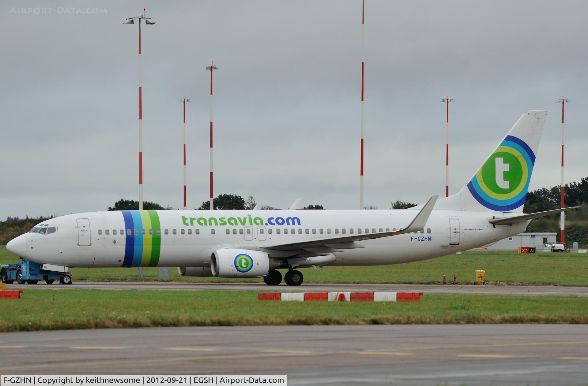 F-GZHN, 1999 Boeing 737-85H C/N 29445, Ready to leave KLM engineering.
