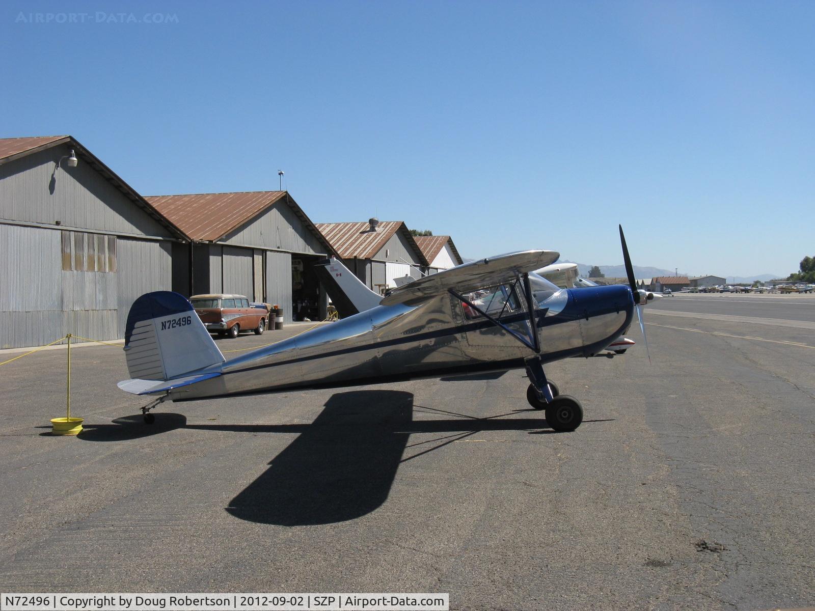 N72496, 1946 Cessna 120 C/N 9666, 1946 Cessna 120, Continental C85 85 Hp