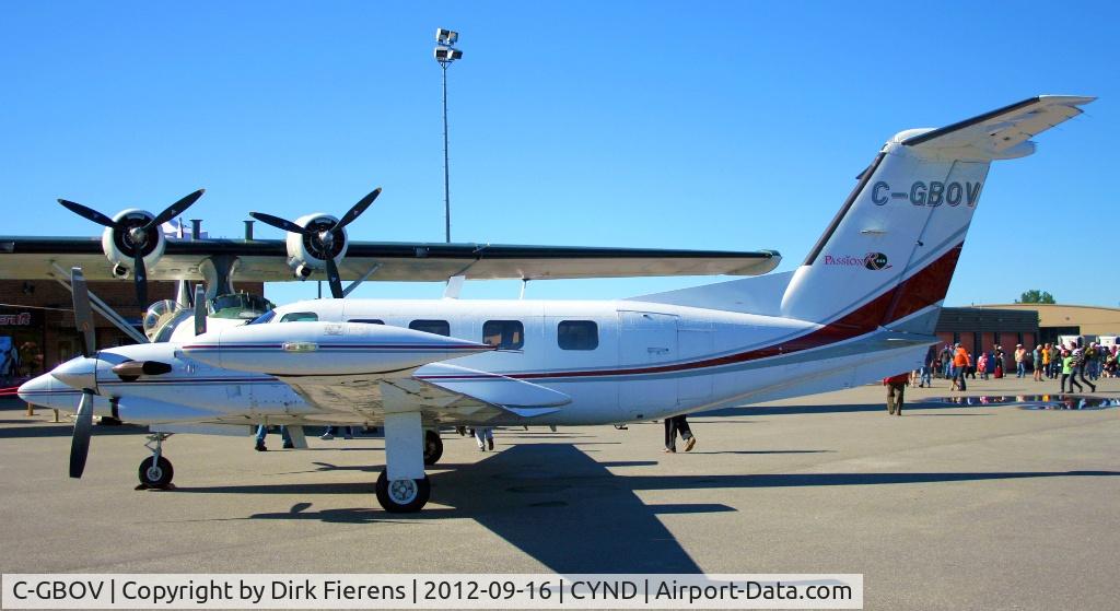 C-GBOV, 1981 Piper PA-42 Cheyenne III C/N 42-8001027, On display at the Vintage Wings of Canada Airshow