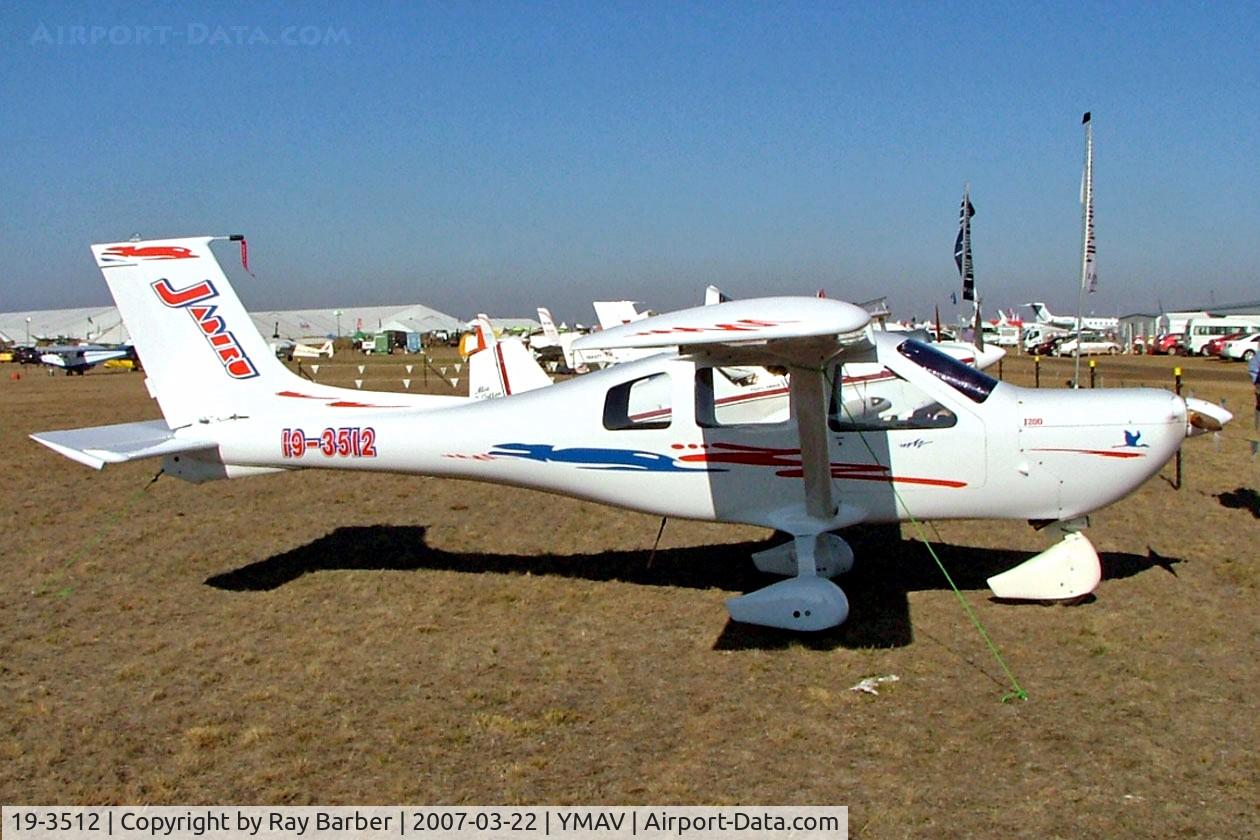 19-3512, 2001 Jabiru J200 C/N J0001, Jabiru J200 [J0001] Avalon~VH 22/03/2007