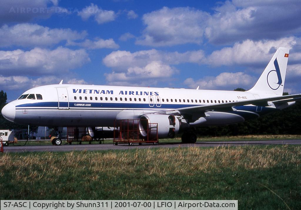 S7-ASC, Airbus A320-214 C/N 0601, During engine ground test after maintenance...