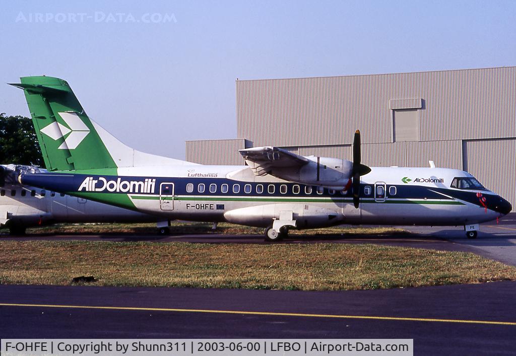 F-OHFE, 1994 ATR 42-320 C/N 378, Parked and returned to lessor in old c/s