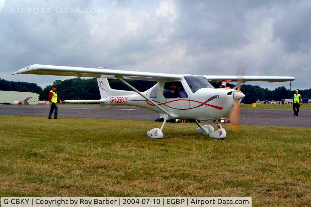 G-CBKY, 2002 Jabiru SP-470 C/N PFA 274B-13764, Jabiru UL-450 [PFA 274B-13764] Kemble~G 10/07/2004