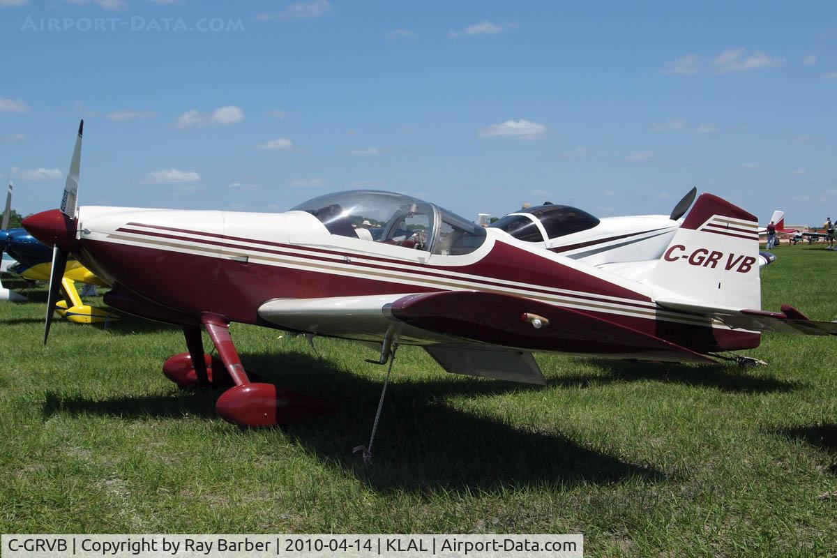 C-GRVB, 1999 Vans RV-6 C/N 21189, Van's RV-6 [21189] Lakeland-Linder~N 14/04/2010