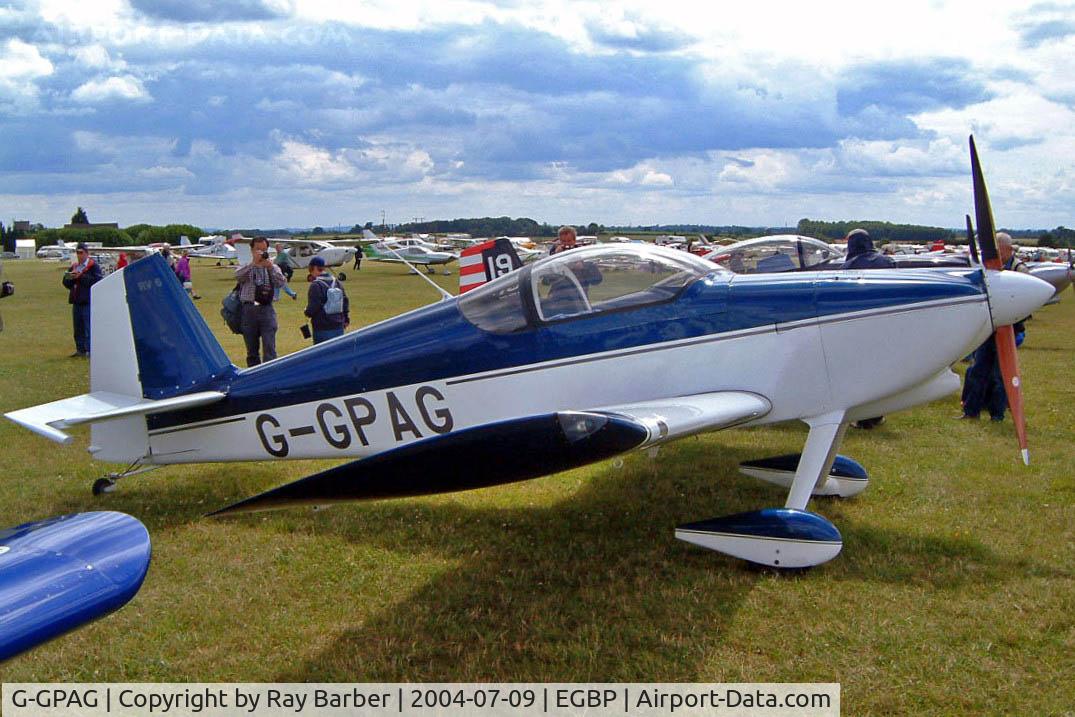 G-GPAG, 2002 Vans RV-6 C/N PFA 181A-13306, Van's RV-6 [PFA 181A-13306] Kemble~G 09/07/2004
