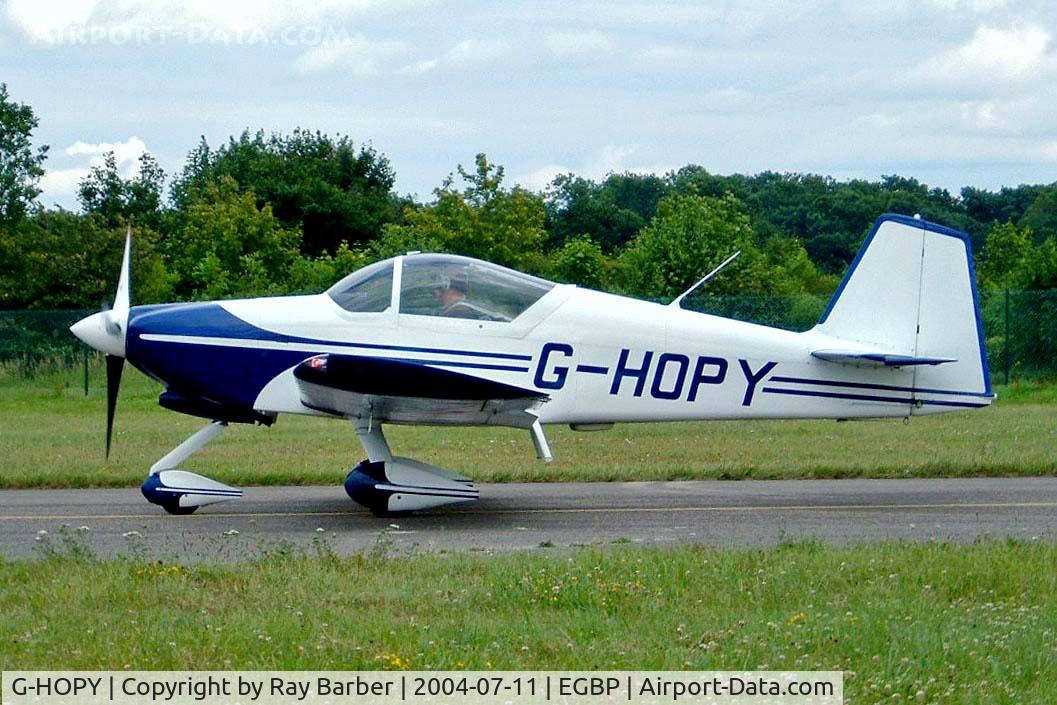G-HOPY, 1998 Vans RV-6A C/N PFA 181-12742, Van's RV-6A [ PFA 181-12742] Kemble~G 11/07/2004