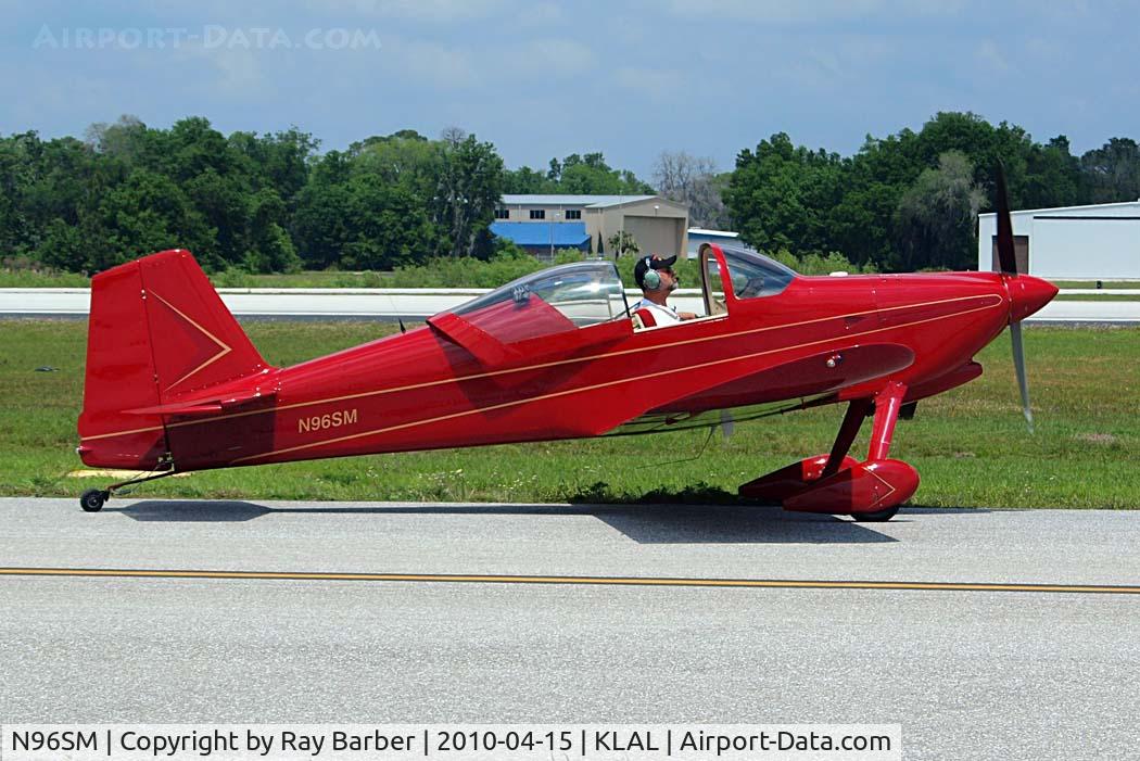 N96SM, Vans RV-6 C/N 21590, Van's RV-6 [21590] Lakeland-Linder~N 15/04/2010