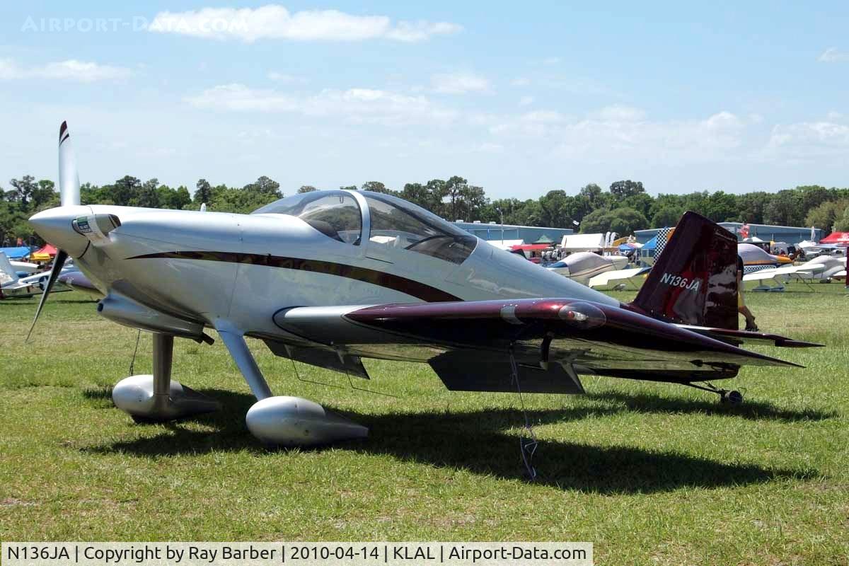 N136JA, Vans RV-6 C/N 23676, Van's RV-6 [23676] Lakeland-Linder~N 14/04/2010