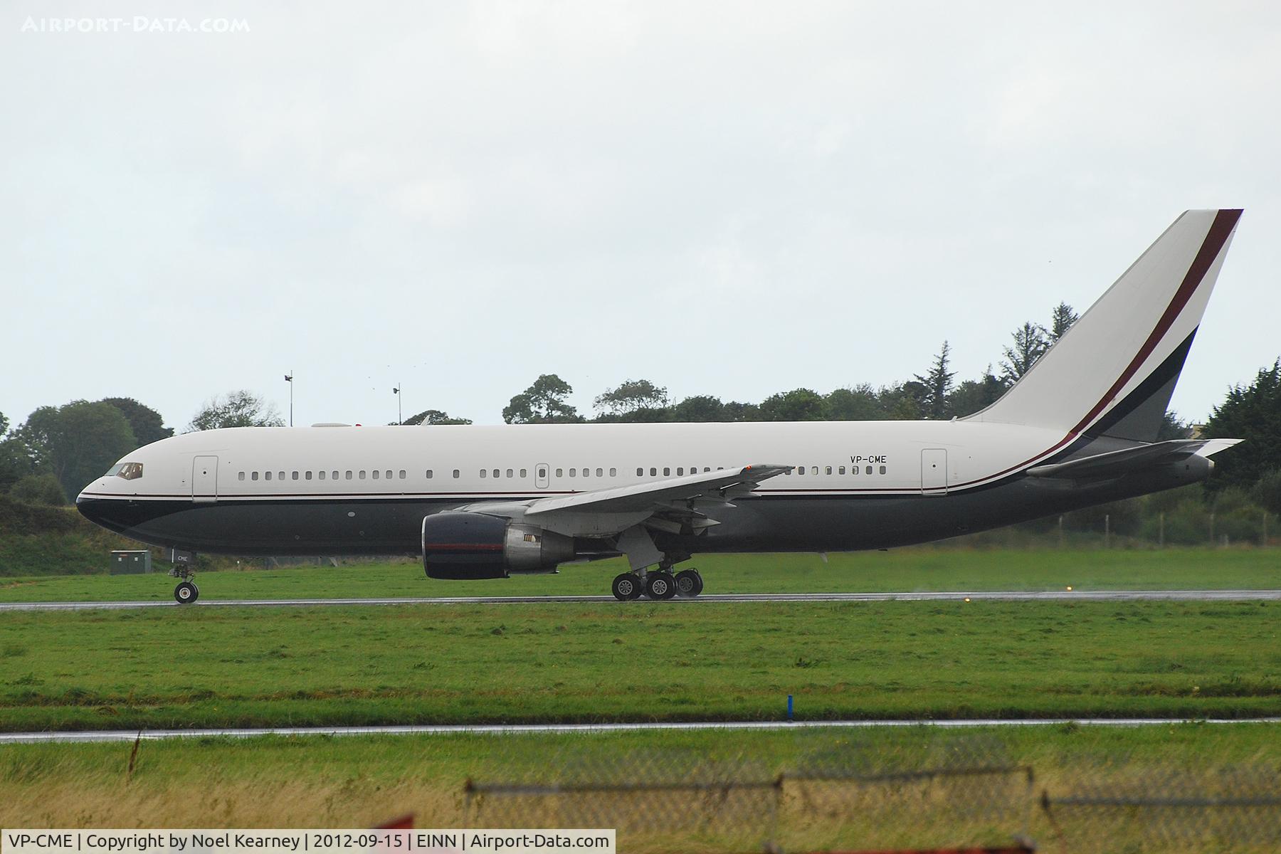 VP-CME, 1982 Boeing 767-231 C/N 22567, Seen departing off Rwy 24 at Shannon after maintenance.
