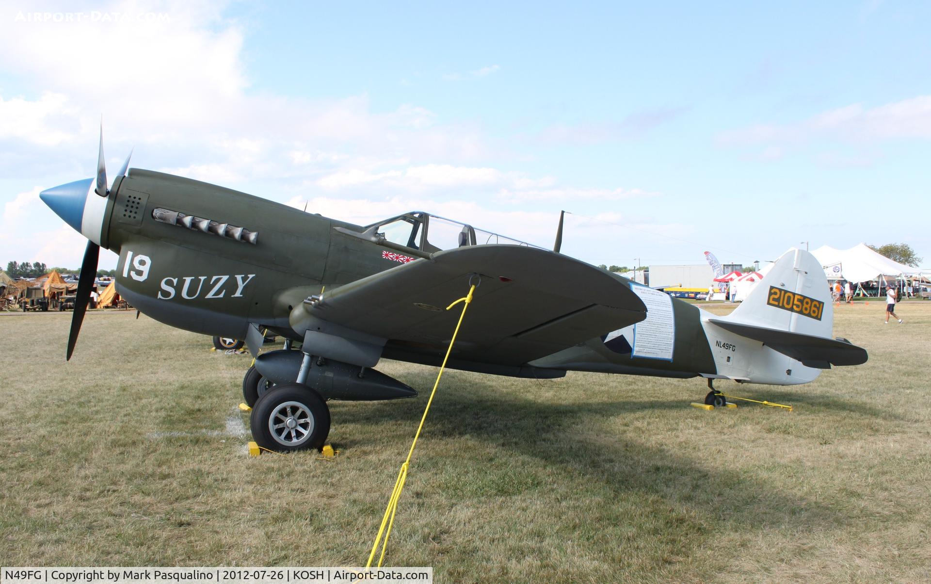 N49FG, 1943 Curtiss P-40N Warhawk C/N 29623, Curtiss Wright P-40N