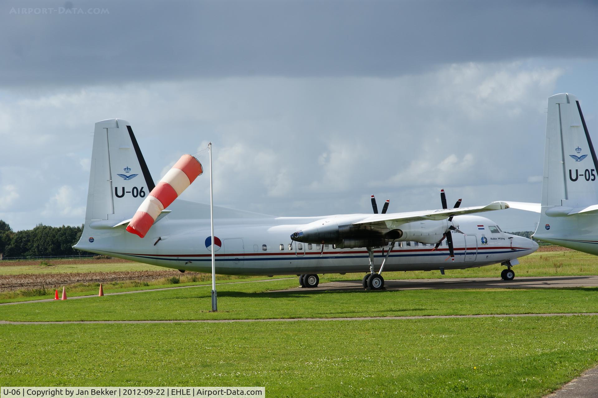 U-06, 1993 Fokker 50 C/N 20287, Nothing changed. Still waiting at Lelystad Airport