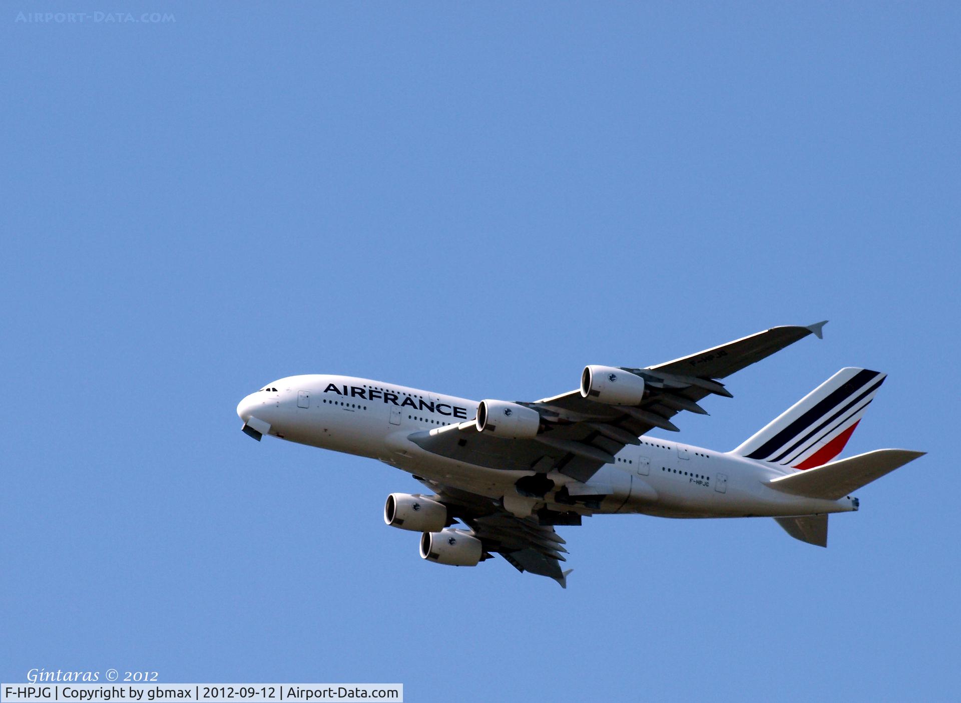 F-HPJG, 2011 Airbus A380-861 C/N 067, On approach to JFK