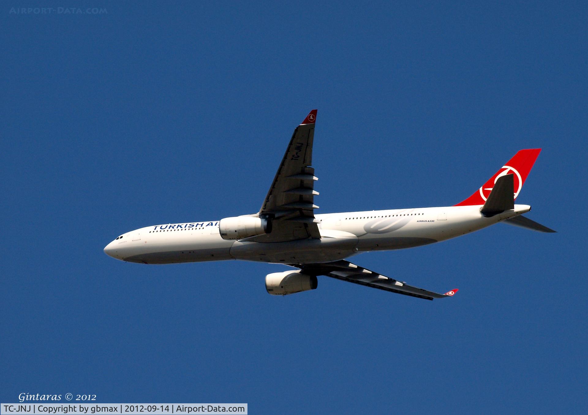 TC-JNJ, 2010 Airbus A330-343X C/N 1170, On approach to JFK