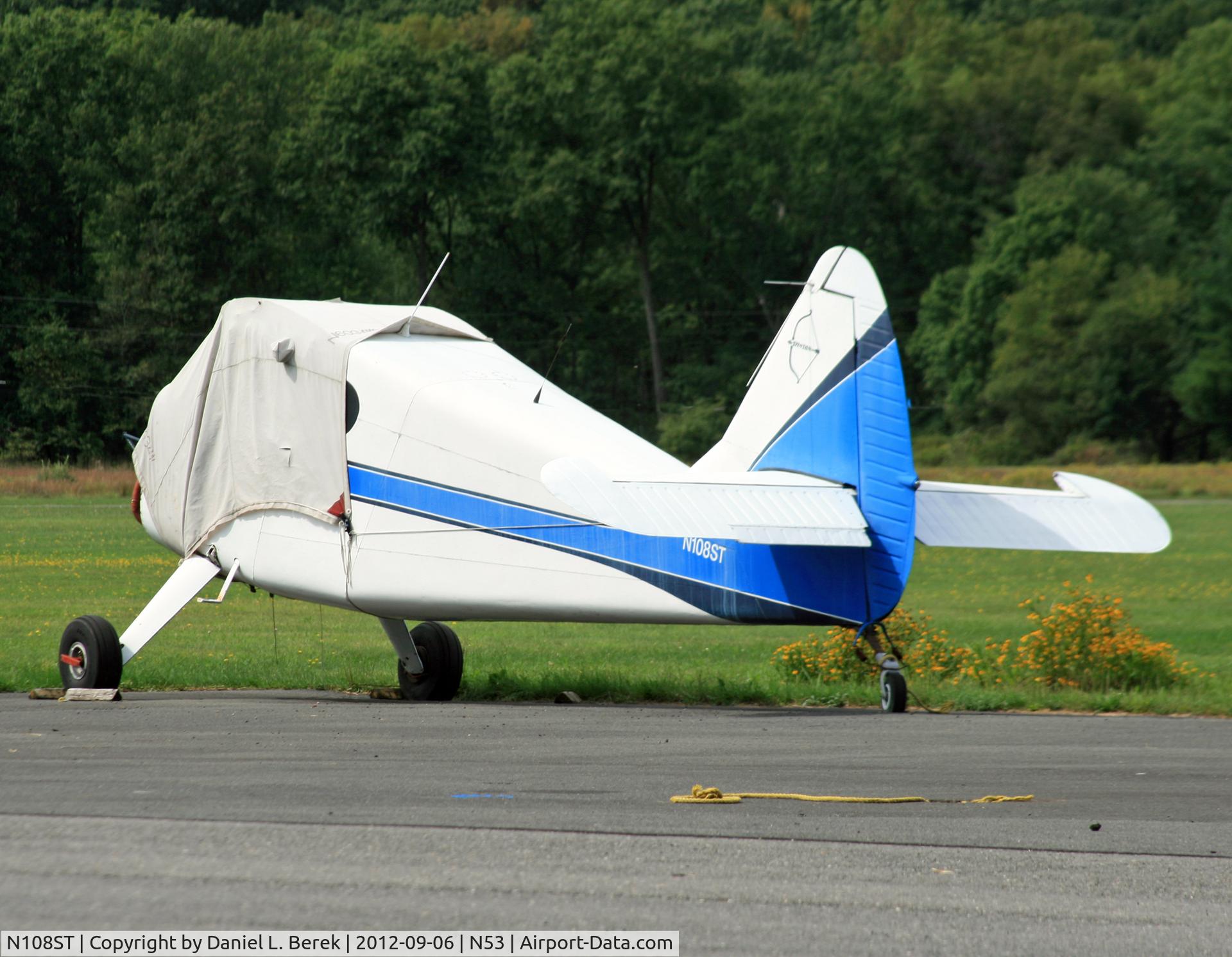 N108ST, 1946 Stinson 108-1 Voyager C/N 108-948, I last saw this aircraft three years ago in New Jersey.  She seems to have changed owners and appears to be undergoing restoration.  Long may she fly!