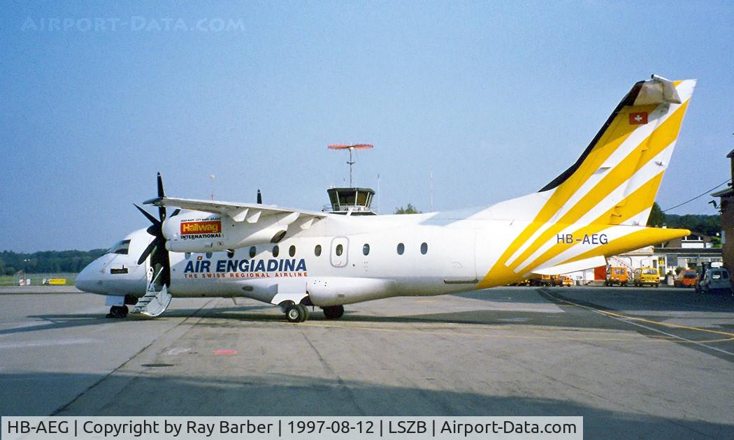 HB-AEG, 1994 Dornier 328-110 C/N 3011, Dornier Do.328-110 [3011] (Air Engiadina) Bern-Belp~HB 12/08/1997