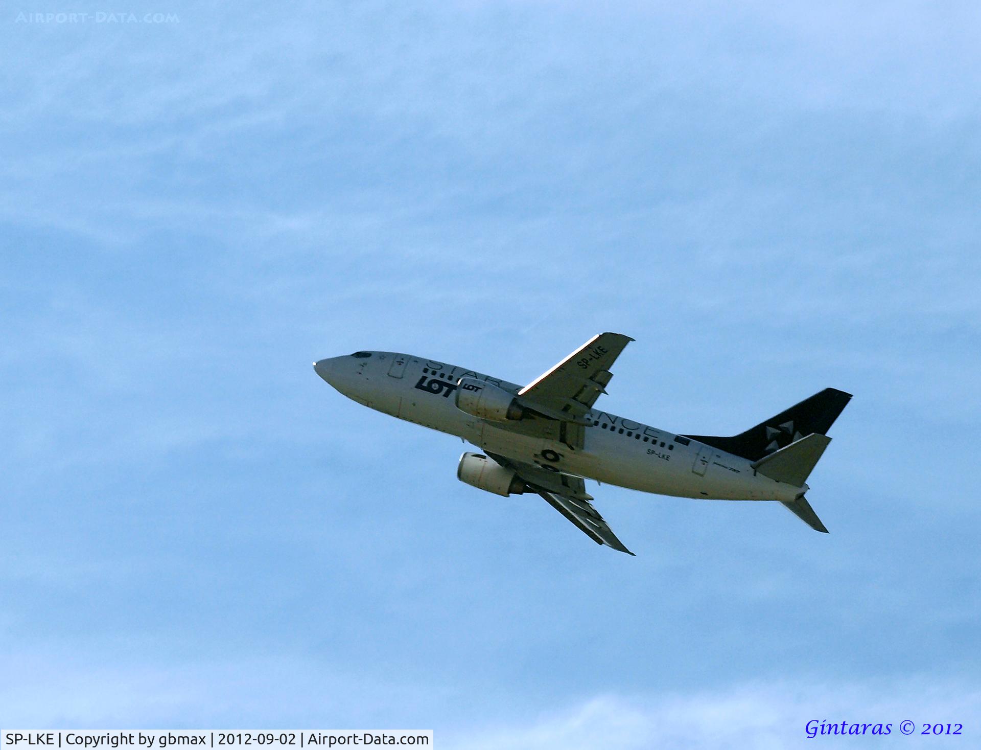SP-LKE, 1993 Boeing 737-55D C/N 27130, Take-off @ Frankfurt