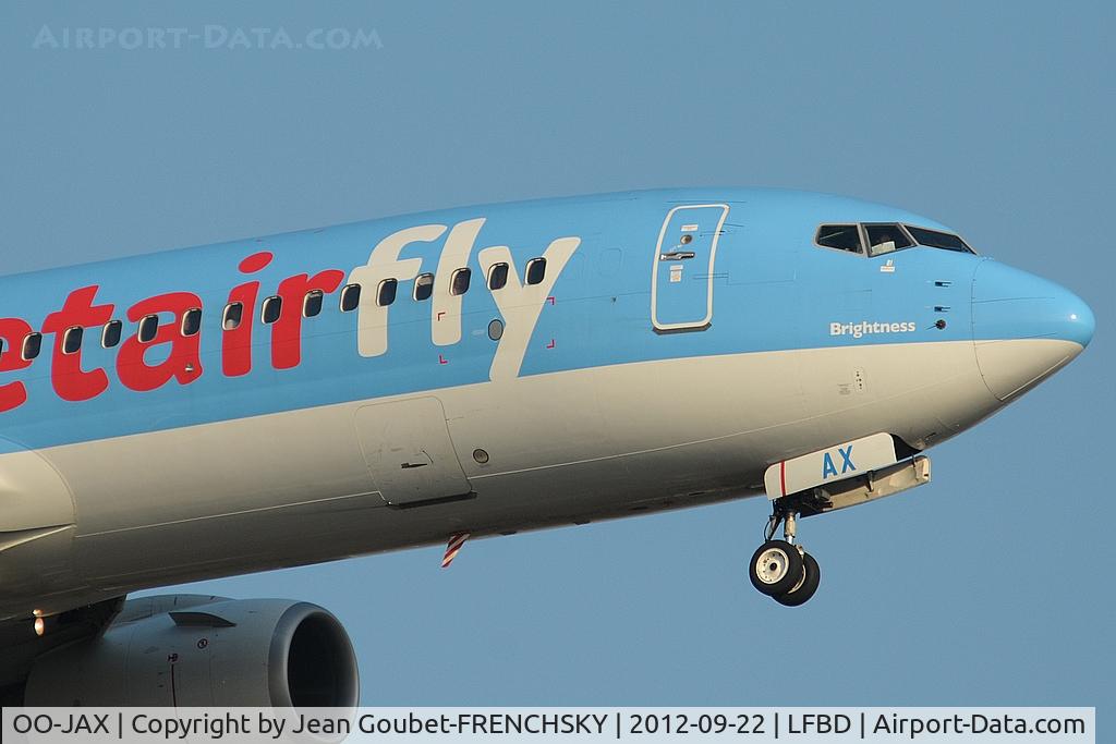 OO-JAX, 2010 Boeing 737-8K5 C/N 37238, TB2632 from MARRAKECH