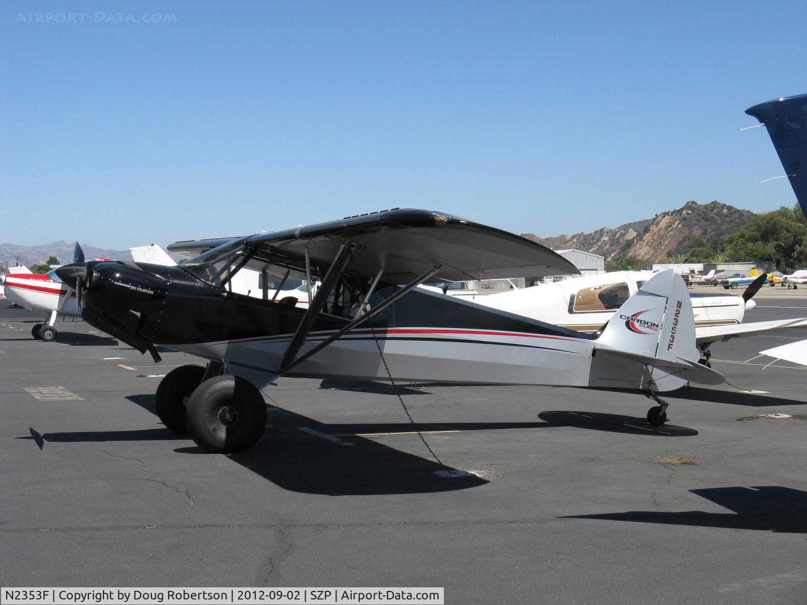 N2353F, 2012 Cub Crafters CC11-160 Carbon Cub SS C/N CC11-00202, 2007 Cubcrafters CC11-160 CARBON CUB SS STOL, Lycoming O-360-based CC340 with O-320 cylinders rated at 180 Hp for 5 minutes, 80 Hp cruise, wing Micro vortex generators, tundra tires, re-registered Experimental class from LSA