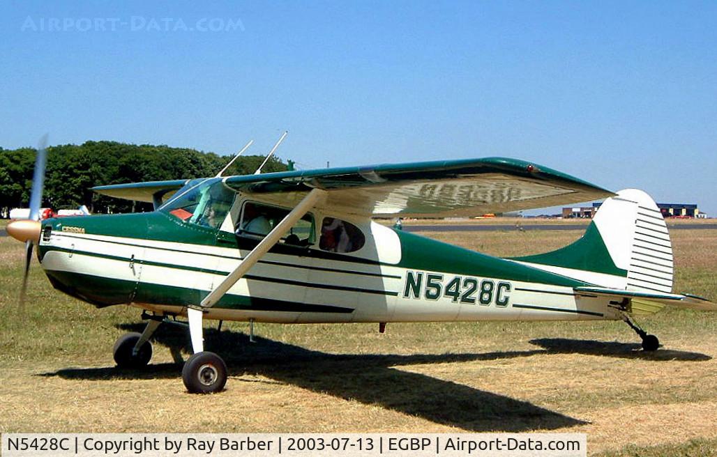 N5428C, 1950 Cessna 170 C/N 19462, Cessna 170A [19462] (Southern Aircraft Consultancy) Kemble~G 13/07/2003