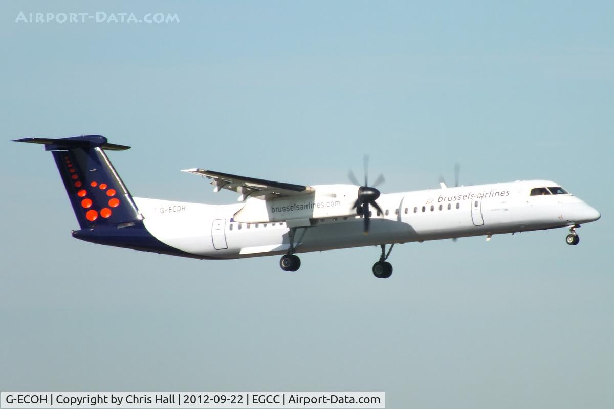 G-ECOH, 2008 De Havilland Canada DHC-8-402Q Dash 8 C/N 4221, Brussels Airlines
