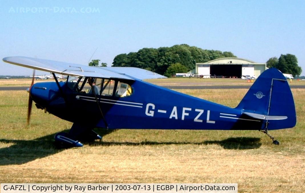 G-AFZL, 1939 Porterfield CP-50 Collegiate C/N 581, Porterfield CP-50 Collegiate [581] Kemble~G 13/07/2003